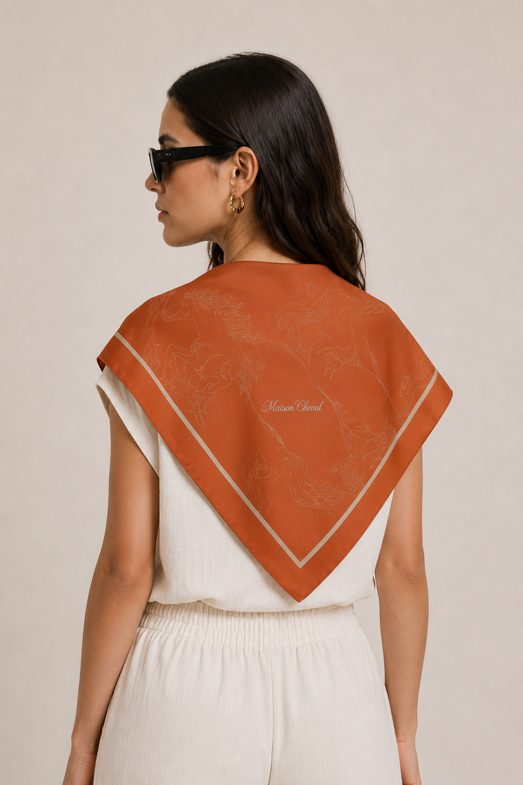 Sunset Cavalry - Orange Silk