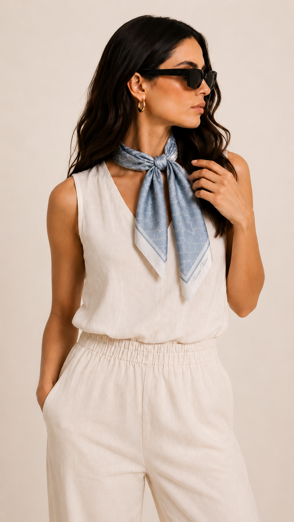 MC Baby Blue Scarf