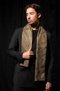 Riviera Crest — Olive Green Scarf
