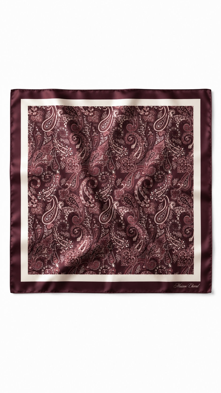 Velvet Hour - Light Burgundy Silk
