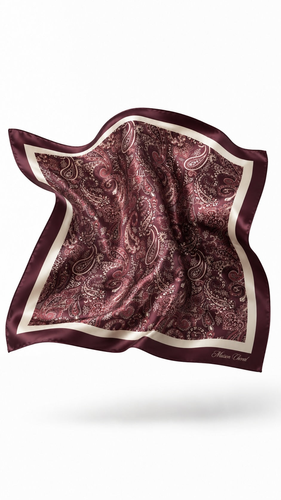 Velvet Hour - Light Burgundy Silk
